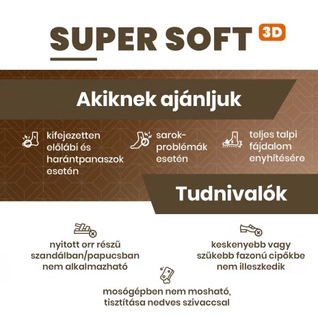 BATZ Super Soft egyedi talpbetét