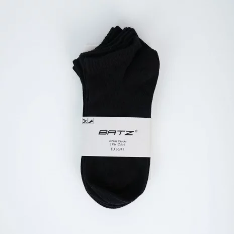 BATZ LifeStyle 3 pár One size (black/black/black) bokazokni