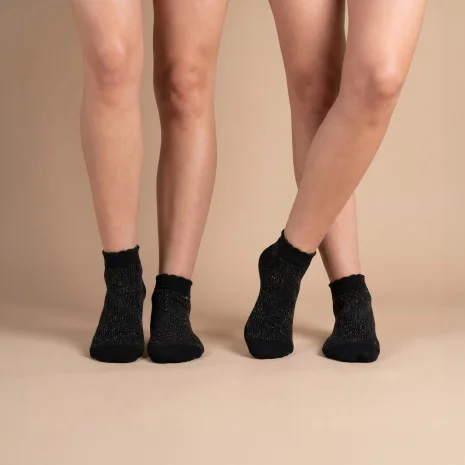 BATZ LifeStyle 2 pár Grace (black/black) zokni