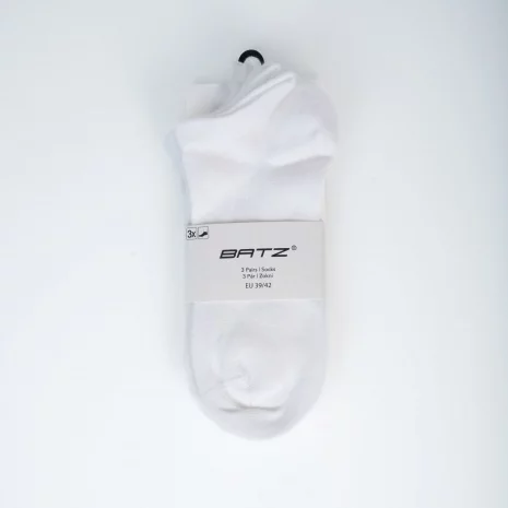 BATZ LifeStyle 3 pár Unisex (white/white/white) bokazokni
