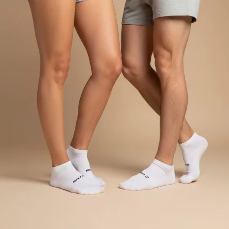 BATZ LifeStyle 3 pár Unisex (white/white/white) bokazokni